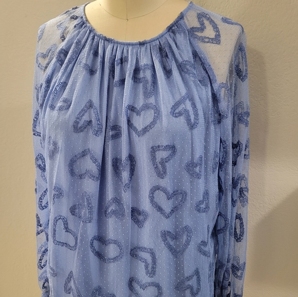 Johnny Was Mesh Embroidered Blouse - Picture 2 of 10